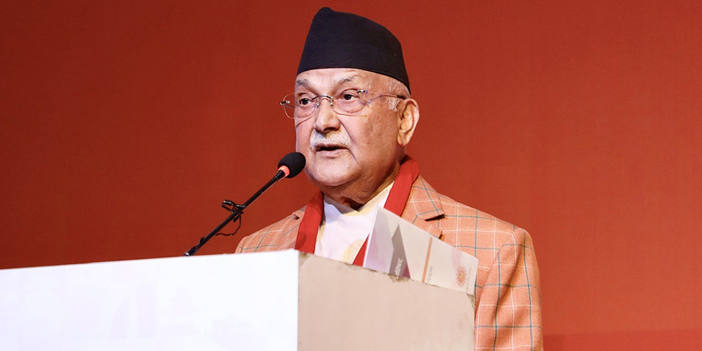 संवादका माध्यमबाट मुलुकमा देखिएका समस्या समाधान गर्नुपर्छ : अध्यक्ष ओली